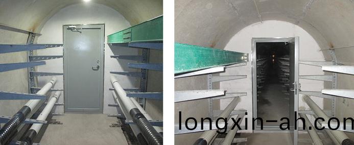 隧道防火牆、防火門安裝-防火封堵施工現場