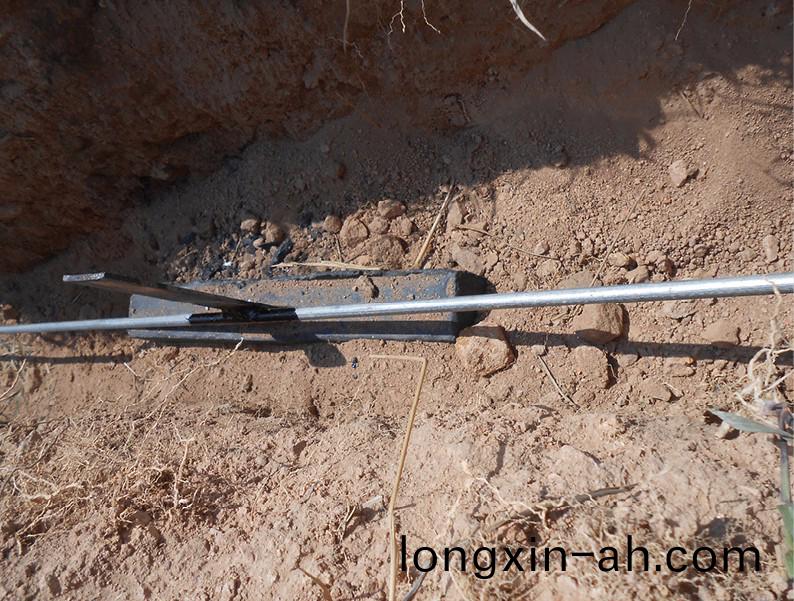 接地降阻糢塊施工現場